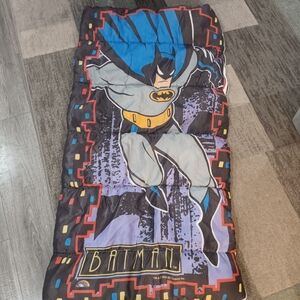 DC Comics Batman Blanket with Black and Blue Design